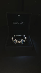 Video Bracelet Blue Flower